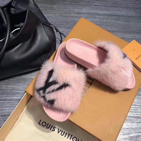 louis vuitton furry slippers|louis vuitton ugg slippers.